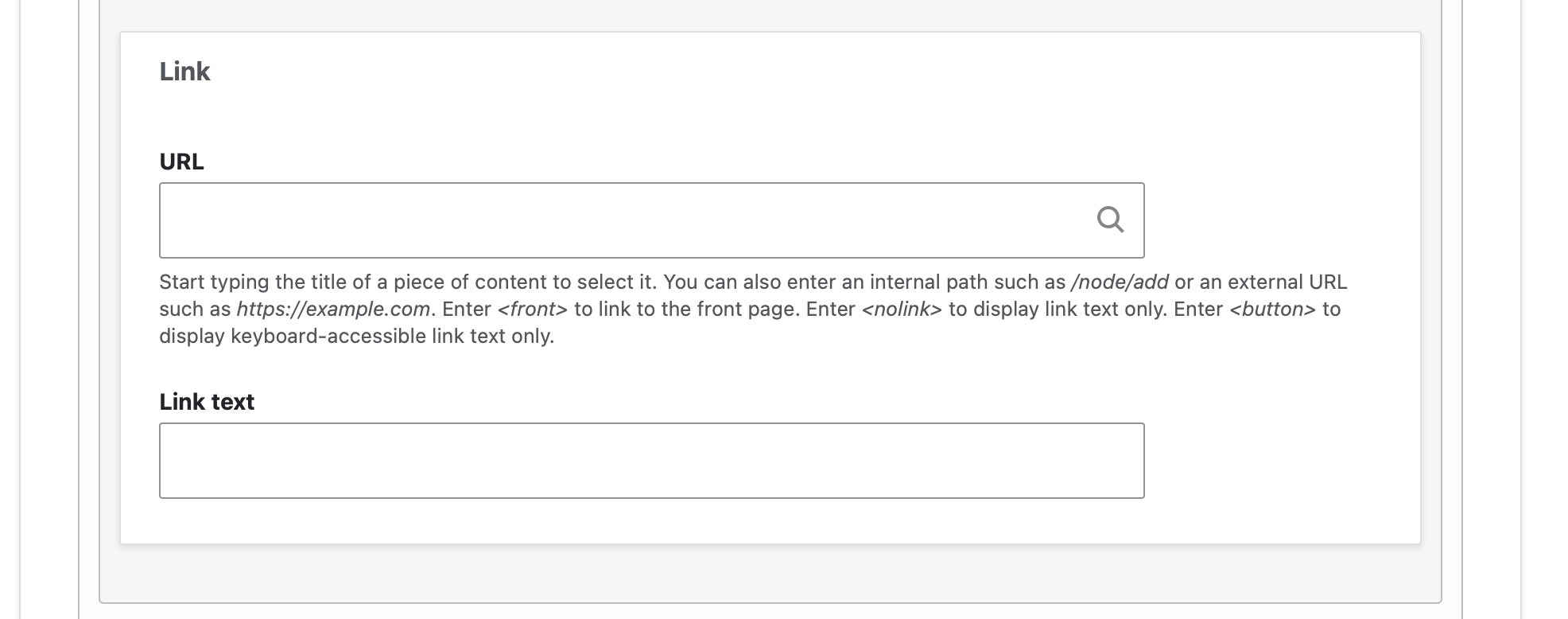 screenshot of backend: alumni link
